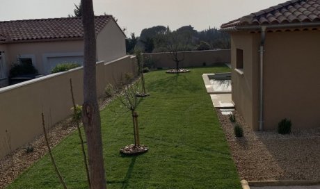  Aménagement complet d’un jardin à Carpentras